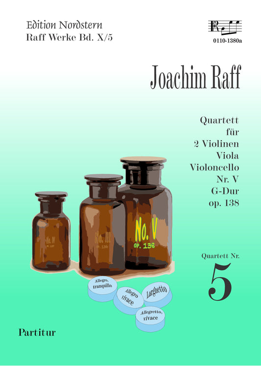 Joachim Raff, String quartet No. 5 / Streichquartett Nr. 5